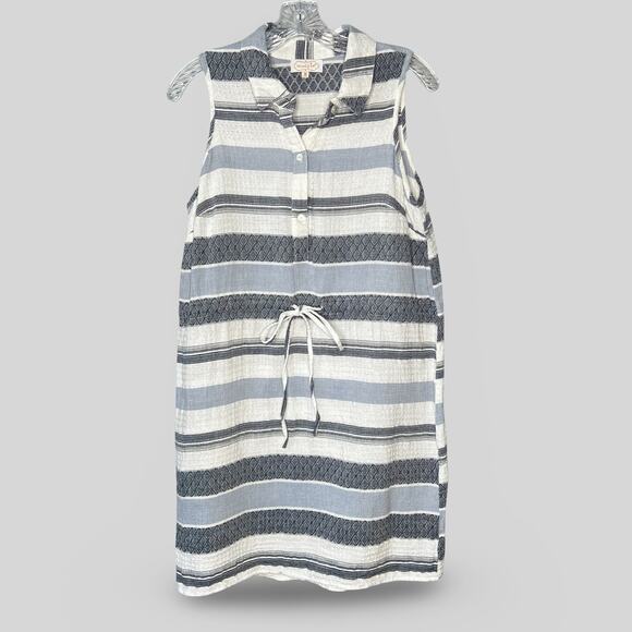 Mud Pie Sleeveless Striped Cotton Dress - Picture 1 of 6